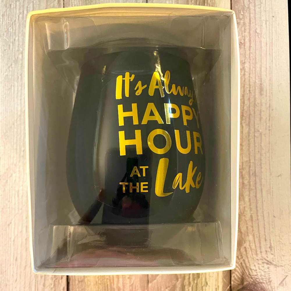 Jumbo Stemless Wine Glas